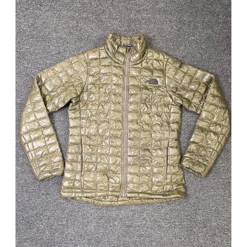 The North Face Thermoball Eco Jacket Green‎ Womens Small Puffer Outdoors Hiking